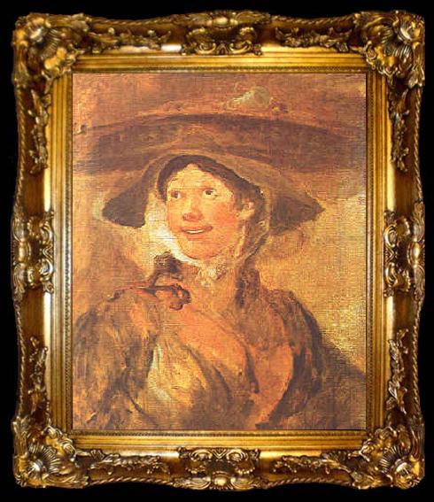 framed  William Hogarth Shrimp Girl, ta009-2